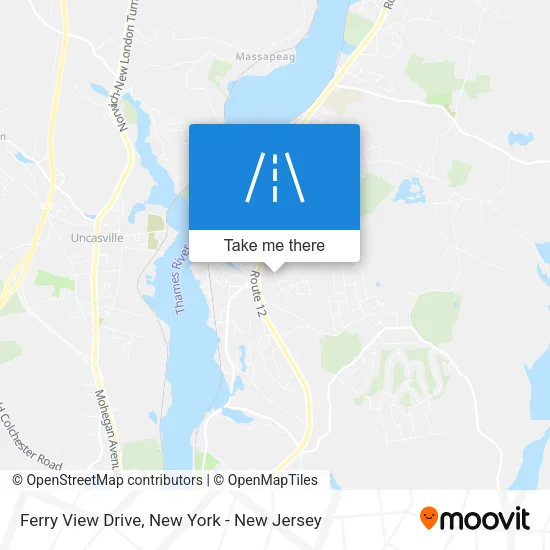 Ferry View Drive map