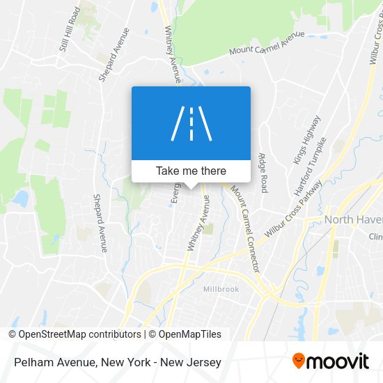 Mapa de Pelham Avenue