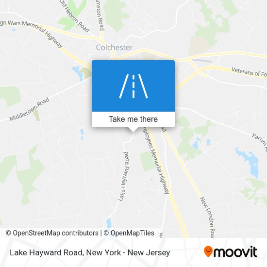 Mapa de Lake Hayward Road