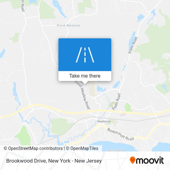 Brookwood Drive map