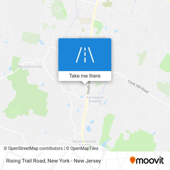Mapa de Rising Trail Road