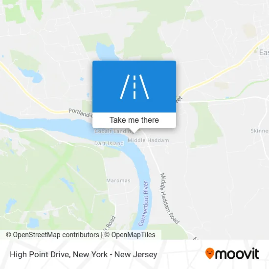 High Point Drive map