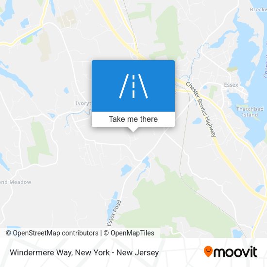 Windermere Way map