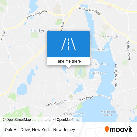 Mapa de Oak Hill Drive