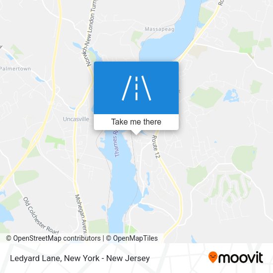 Mapa de Ledyard Lane