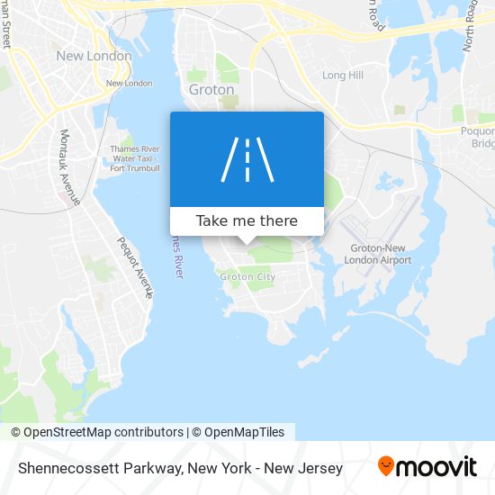 Mapa de Shennecossett Parkway