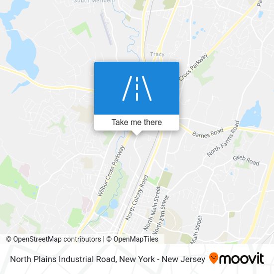 North Plains Industrial Road map