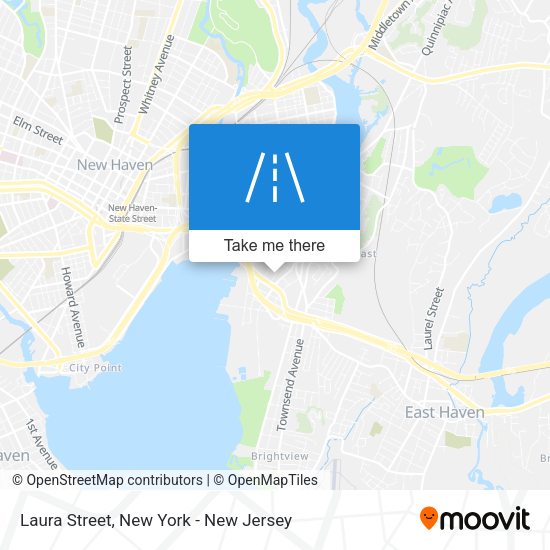 Mapa de Laura Street