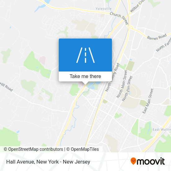 Mapa de Hall Avenue