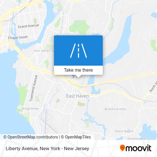 Mapa de Liberty Avenue