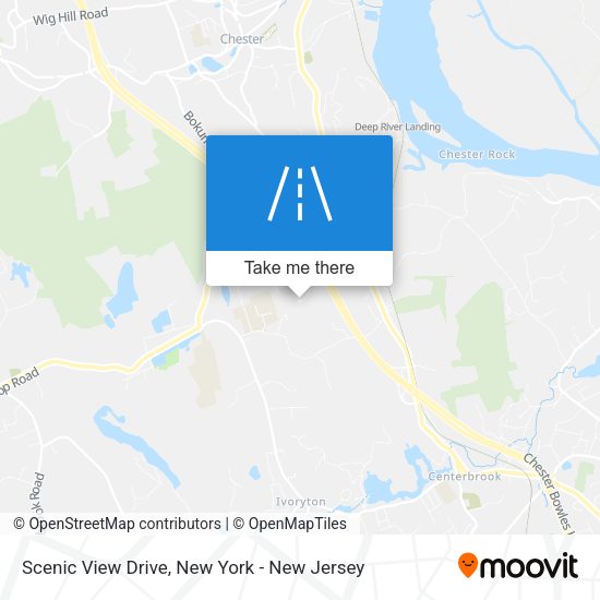 Scenic View Drive map