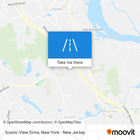 Scenic View Drive map