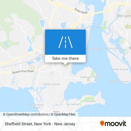 Sheffield Street map