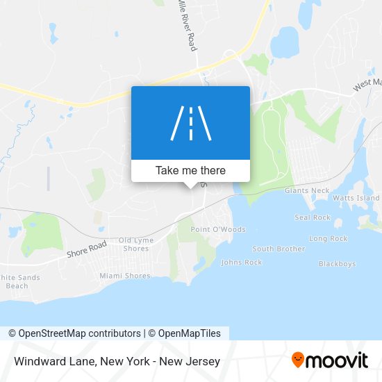 Mapa de Windward Lane