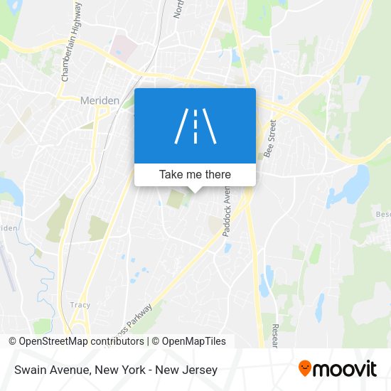Mapa de Swain Avenue