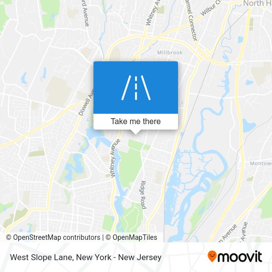 West Slope Lane map