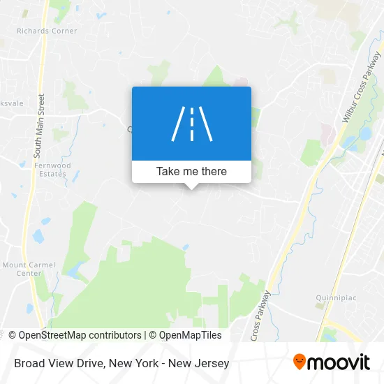 Broad View Drive map