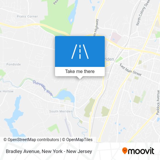 Mapa de Bradley Avenue