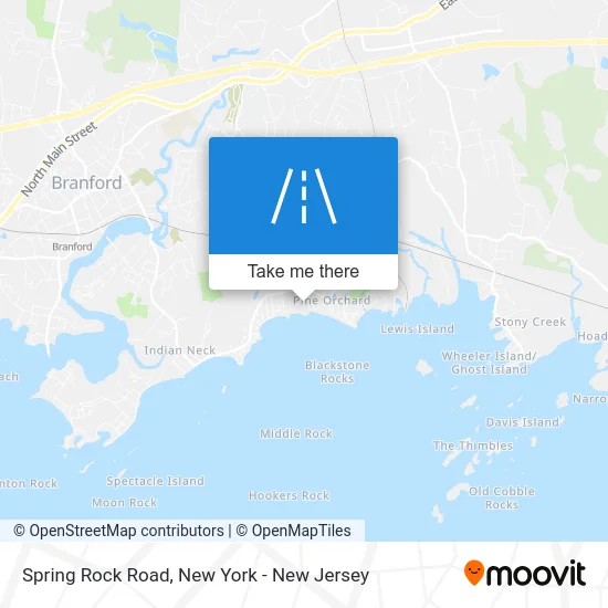 Spring Rock Road map