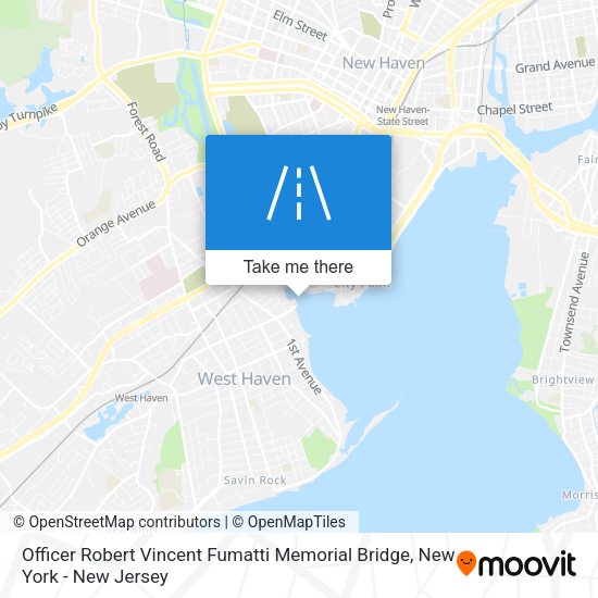 Mapa de Officer Robert Vincent Fumatti Memorial Bridge