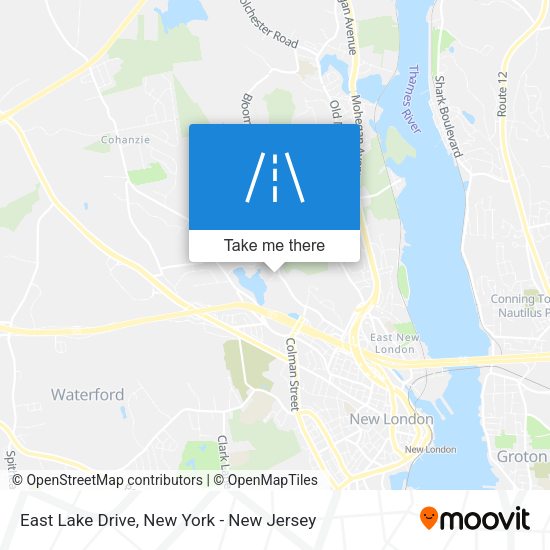 Mapa de East Lake Drive