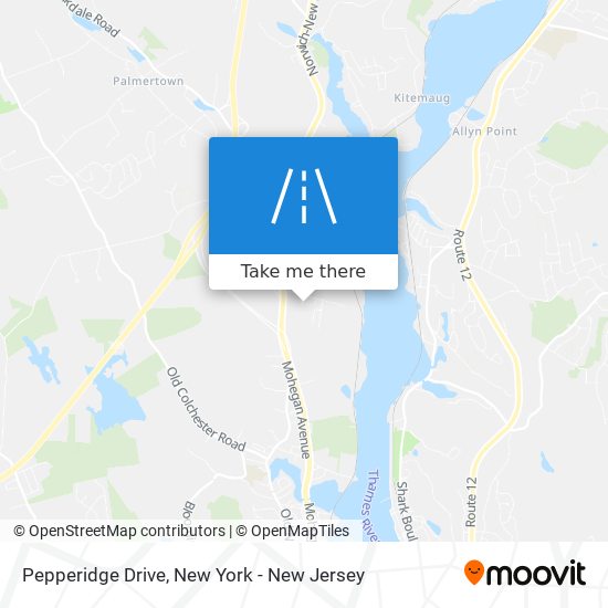 Pepperidge Drive map