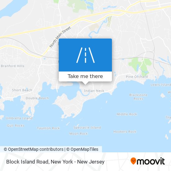 Mapa de Block Island Road