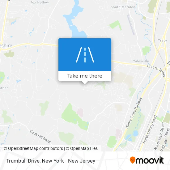 Trumbull Drive map
