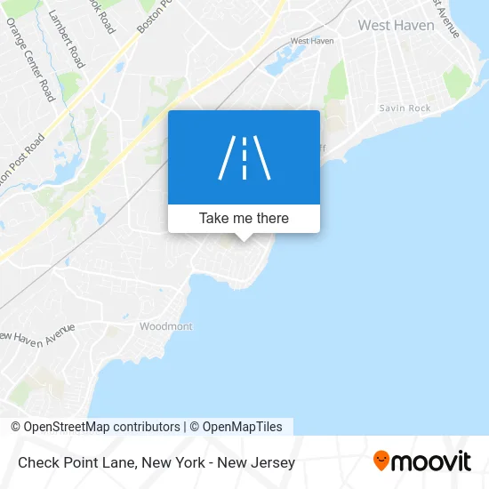 Check Point Lane map