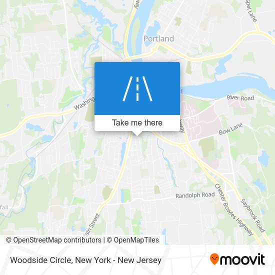 Woodside Circle map