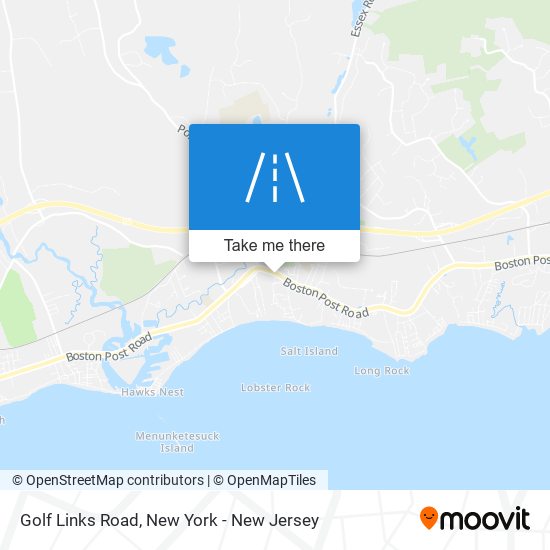 Golf Links Road map