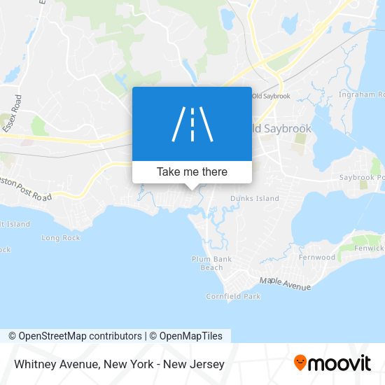 Mapa de Whitney Avenue