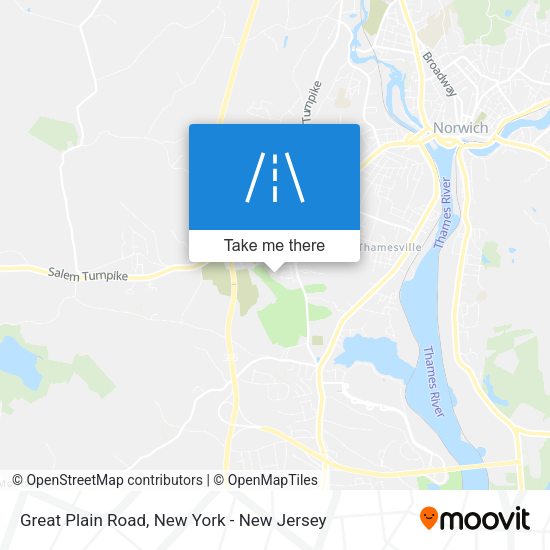 Mapa de Great Plain Road