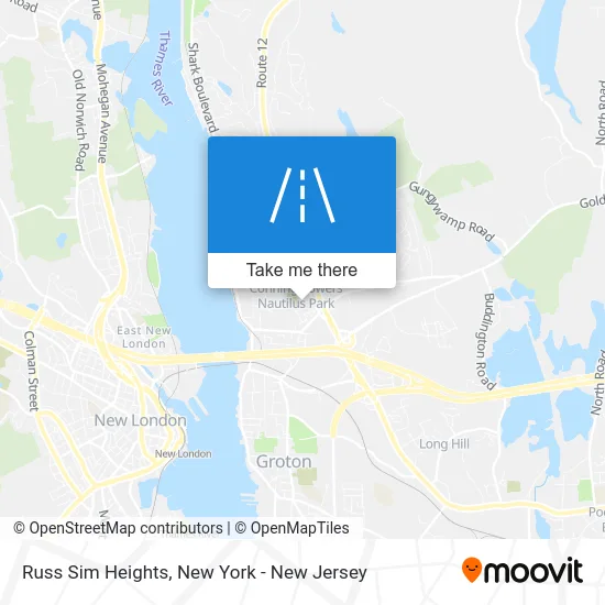 Russ Sim Heights map