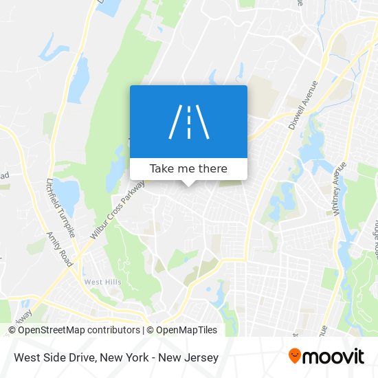 Mapa de West Side Drive