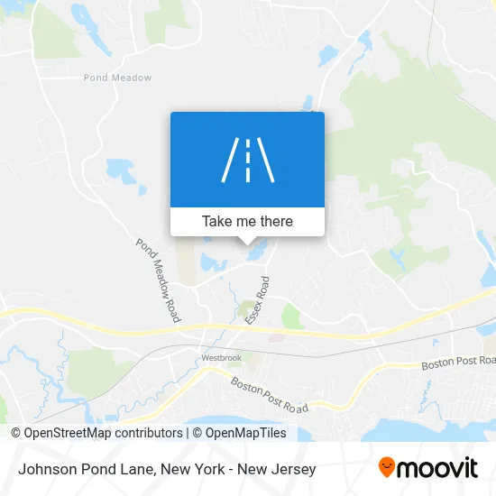 Johnson Pond Lane map