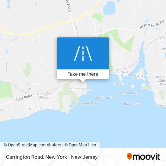 Mapa de Carrington Road
