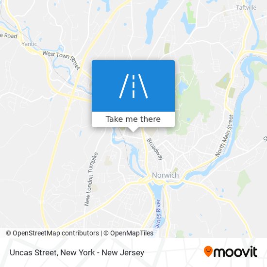 Uncas Street map