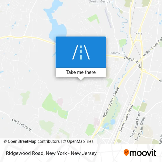 Ridgewood Road map