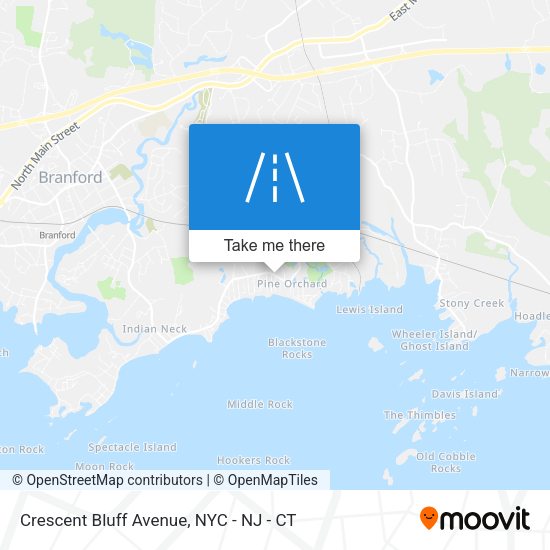 Mapa de Crescent Bluff Avenue