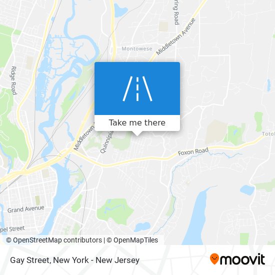 Gay Street map