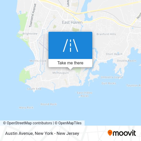 Mapa de Austin Avenue