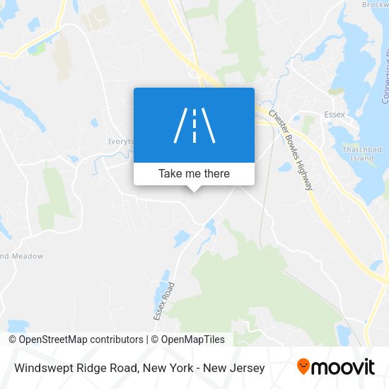 Mapa de Windswept Ridge Road
