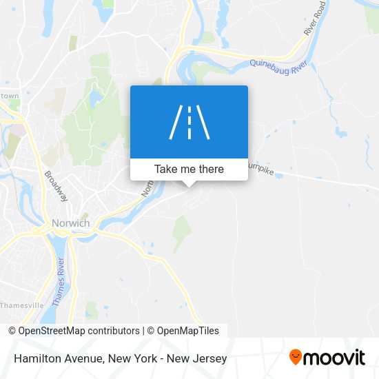 Mapa de Hamilton Avenue
