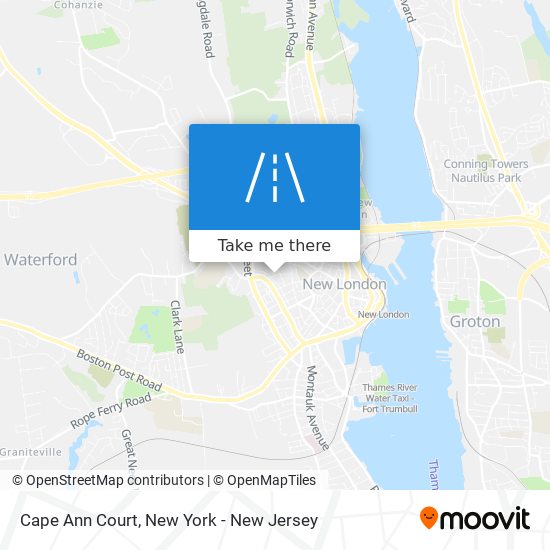 Cape Ann Court map