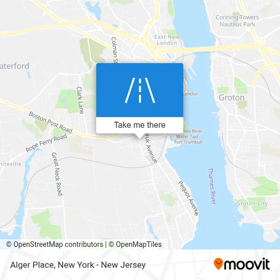 Alger Place map