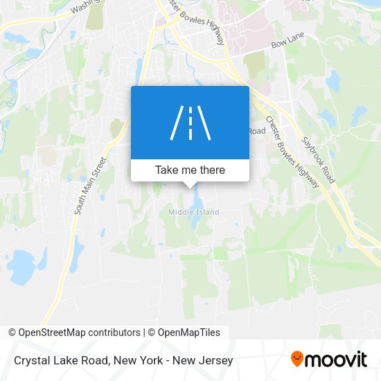 Crystal Lake Road map