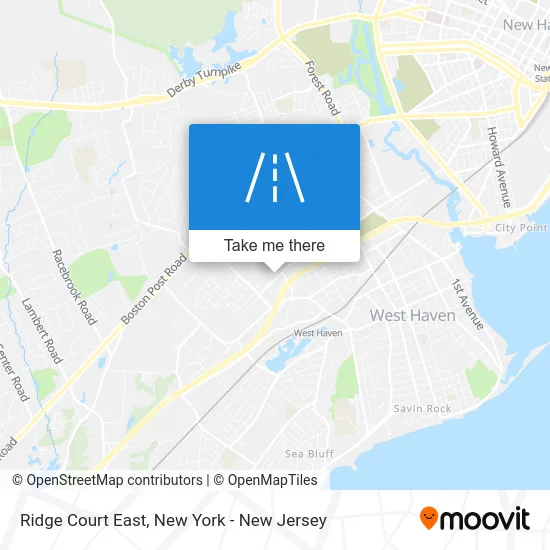 Ridge Court East map