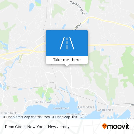 Mapa de Penn Circle