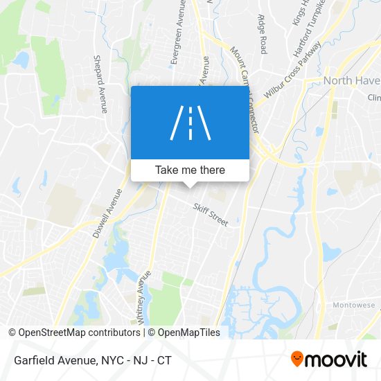 Mapa de Garfield Avenue